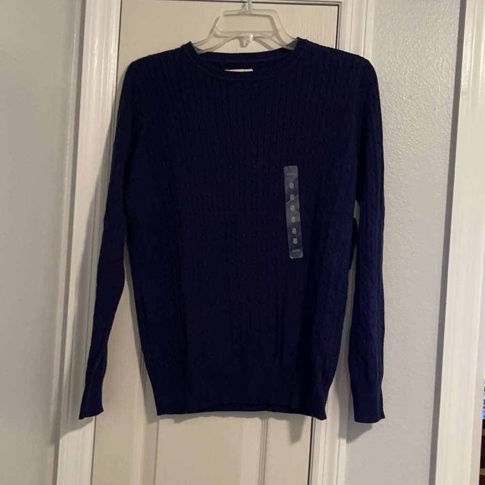 Navy blue sweater